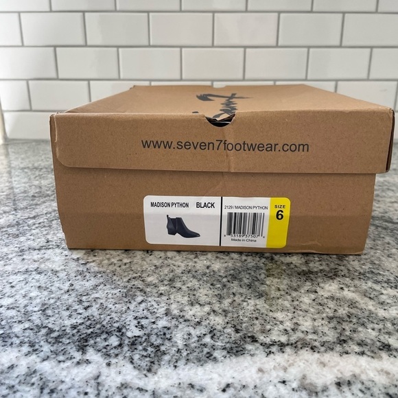 NWT Seven7 Madison Python Pointed Booties - 6 - Picture 6 of 16